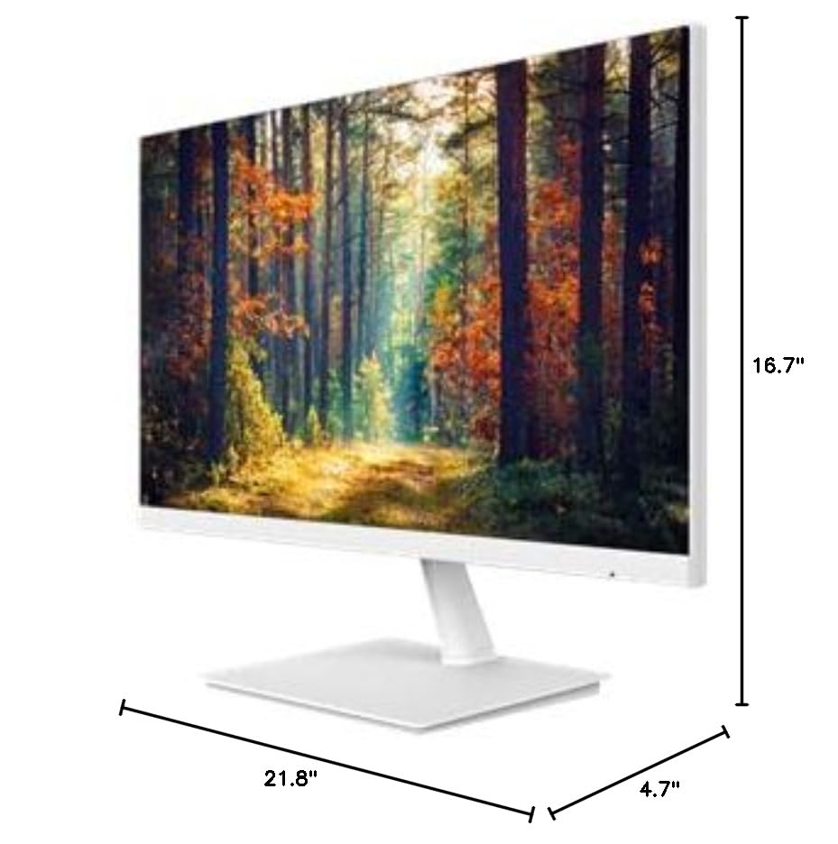 Image of Planar 24In Wide White Fhd IPS Led LCD, Narrow Bezel, Vga, Hdmi, Dp, Speakers, Dc Power