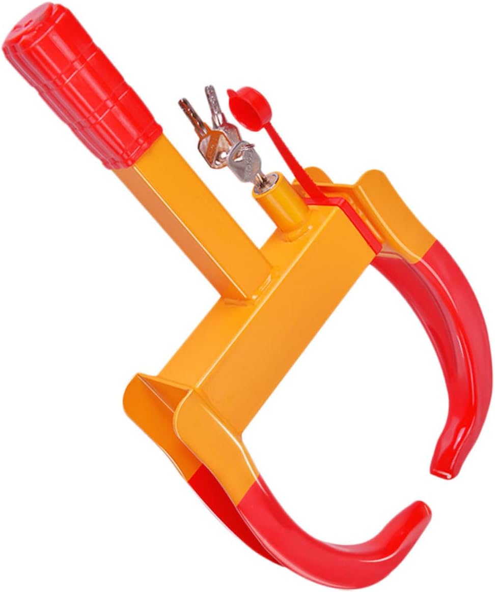 Luxshiny Car Wheel Chock Lock Theft Clip for Tires Vise Type Design High Strength Security Enhanced Protection for Vehicles