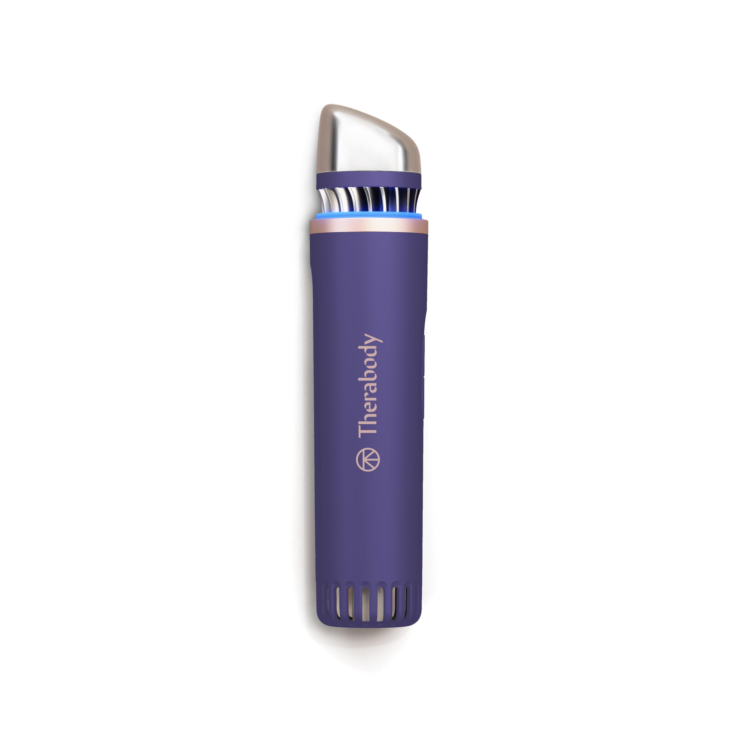 Therabody TheraFace Depuffing Wand - Cold & Heat Skincare Treatment, Indigo