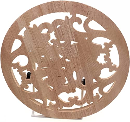 Apliques de madera tallada artesanal de estilo chino para decorar muebles elegantes 7