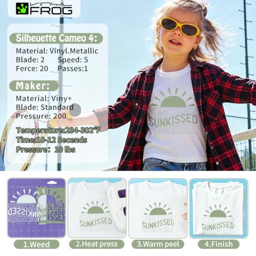 Image of VINYL FROG Sage Green Heat Transfer Vinyl Roll 12 inch x5ft Matte HTV Vinyl | Khaki Green Iron on Vinyl for T-Shirts, Stretchy & Machine Washable Heat Press Vinyl for DIY Craft Designs