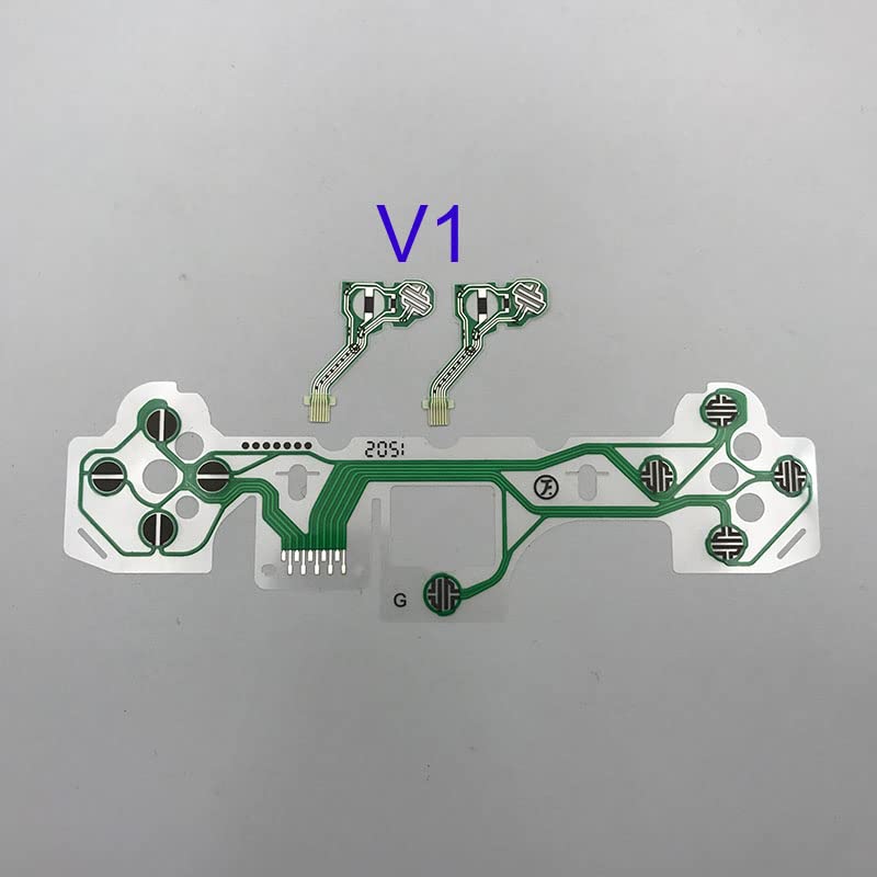 Image of Conductive Film Keypad Flex Cable for PS5 Version 1.0 2.0 Controller Button Ribbon Circuit Board Replacement (Old V1.0)