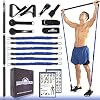 INNOCEDAR Home Gym Bar Kit with Resistance Bands,Portable Gym Full Body Workout,Adjustable Pilates Bar System,Safe Exercise Weight Set,Home Exercise Equipment for Men&Women- Muscle&Fitness