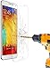 ShockWize [1 Pack] [Tempered Glass] .3mm Thin Ballistic Premium Real Glass Screen for Samsung Galaxy Note 4, Clear