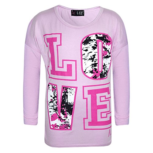 Image of A2Z 4 Kids Girls Love Crop Top T-Shirt And Splash Fashion Leggings Girls Pants Kids Outfit Sets Age 5-14 Years