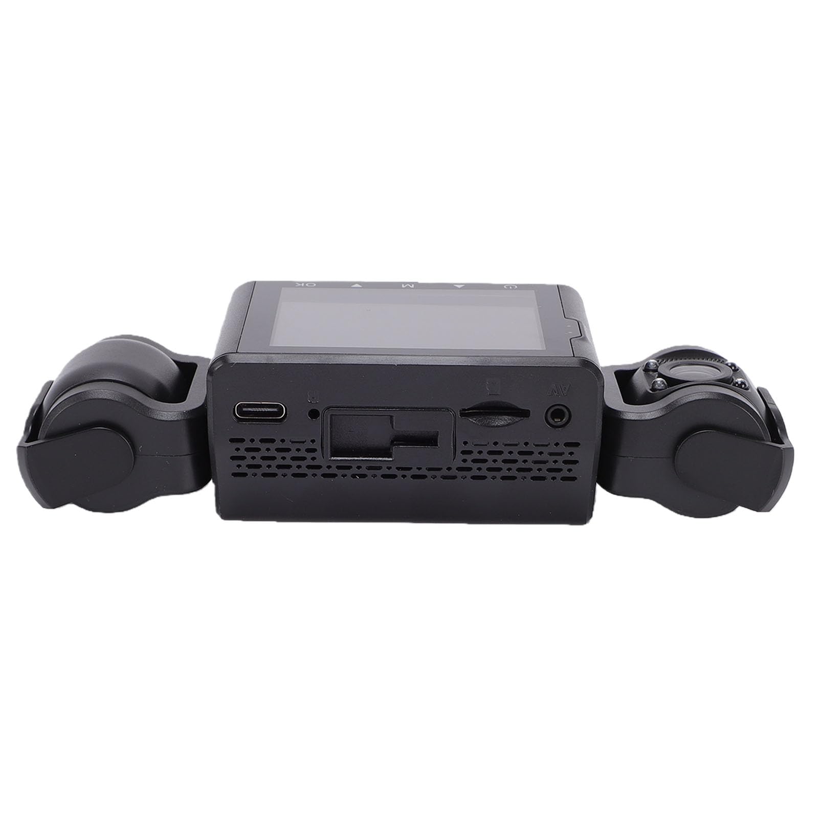 Cocoarm Telecamera da Cruscotto 4 1080P con Copertura a 360 Gradi e | Design a 4 Lenti, Batteria da 150mAh, Schermo da 2,4 Pollici, Supporta Scheda Fino a 64GB, Installazione facile.