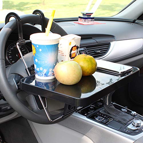 Lost Ocean New Multi-Functional Car Vehicle Seat Portable Foldable Car Seat Back Pc Mount Tray Black Table Laptop Notebook Desk Table Car Dining Food Drink Desk Cup Holder #TOP5