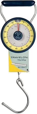 Travelon Stop And Lock Luggage Scale 4" H X 3" W X 1.5" D