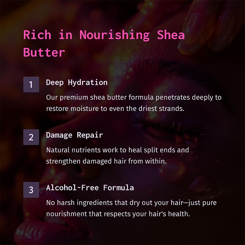 Ican London Hair Polisher Shea Butter Oil Smoothening Hair Serum, 2 x 207ml, Alcohol Free, Clear, 207 ml (Pack of 2) - Image 3