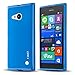 Nokia Lumia 730 / 735 Case, J&D [Drop Protection] Lumia 730 735 Case [Slim Cushion] Protective Shock Absorption Jelly Slim Case for Nokia Lumia 730 735 (Blue)