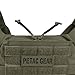 PETAC GEAR Tactical Drop-in Zipper Inserts for Built-in Vest Plate Bag Admin Pocket. (RG)