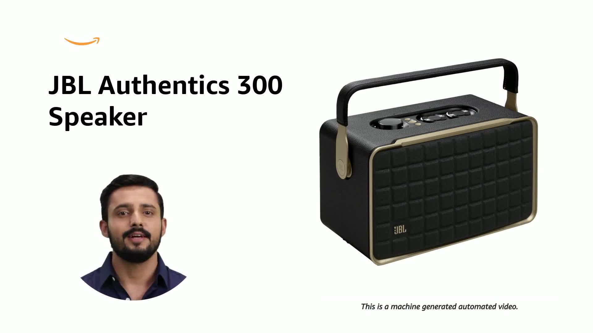 JBL Authentics 300, Portable Smart Home Wifi Speaker & Music