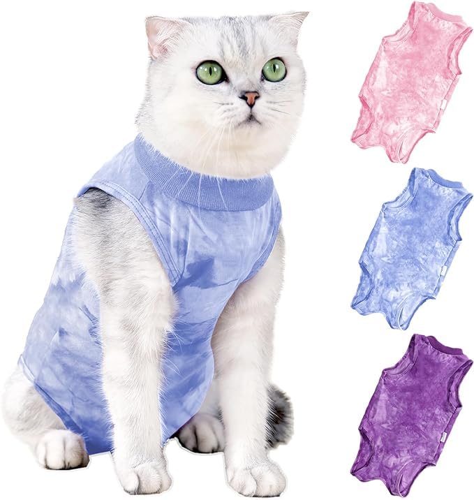 See full amazon price history chart for PETANGEL Cat Recovery Suit for Male & Female Surgical Post Surgery Onesie Tie Dye Cats Clothes Neuter Licking Protective Diapers Outfit Cover Kitten Spay Collar Alternative (BLUE:L, Chest:38cm- 45cm) PETANGEL Cat Recovery Suit for Male & Female Surgical Post Surgery Onesie Tie Dye Cats Clothes Neuter Licking Protective Diapers Outfit Cover Kitten Spay Collar Alternative (BLUE:L, Chest:38cm- 45cm) (B0D8L392SQ) Amazon Price History, Amazon Price Tracker