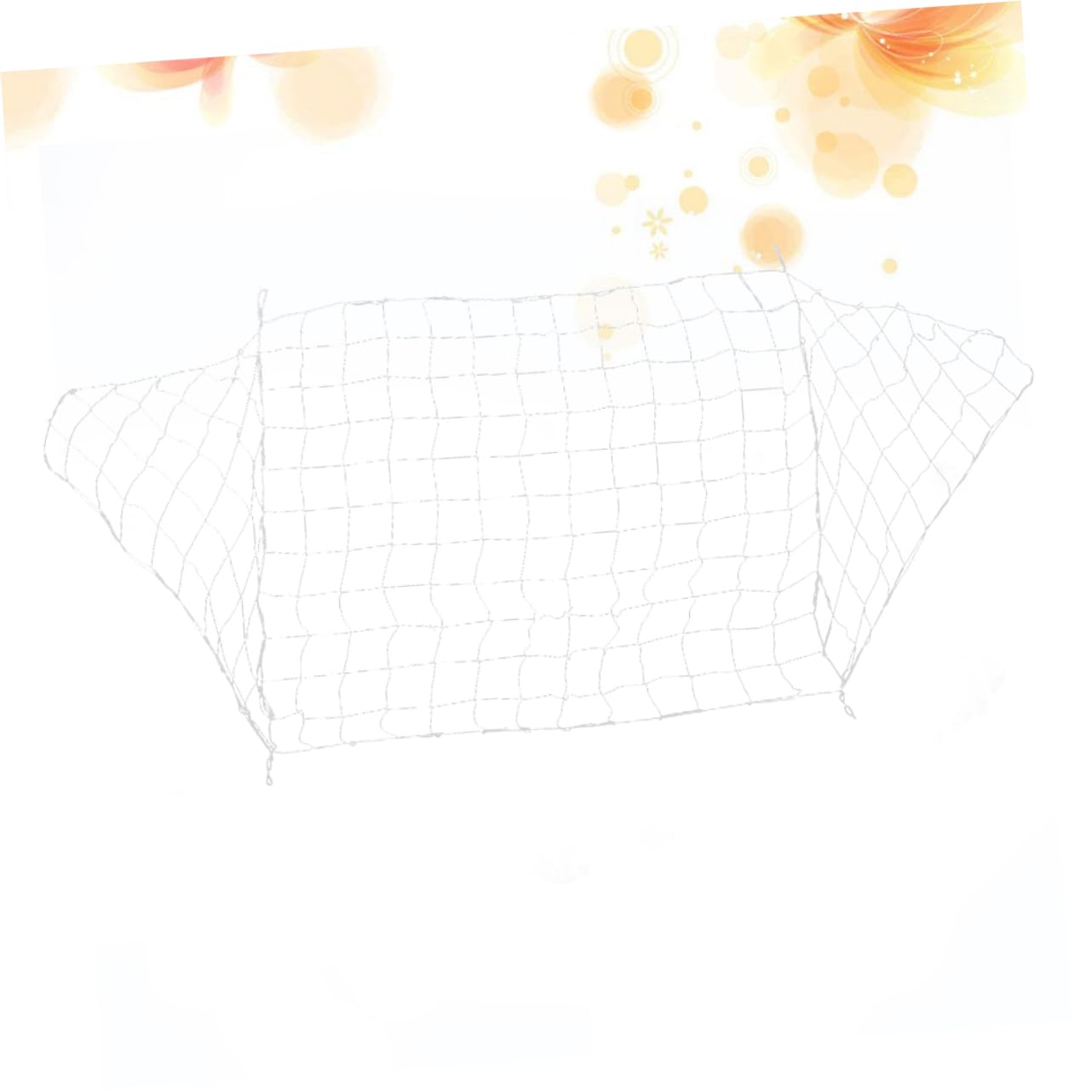 Rete Porta Calcio di Ricambio 7 Persone, Goal Sportivo | Cotone Corda Bianco, Flessibile Pieghevole Portatile Leggero, Allenamento Mini Soccer