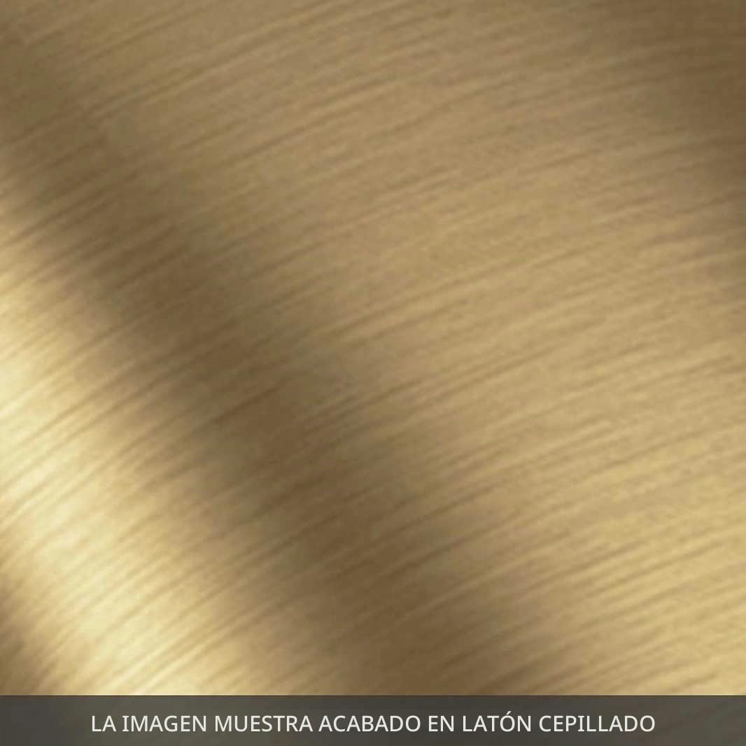 Desagüe y rebosadero para bañera de latón cepillado | 3,75 cm | Diseño Click Clack