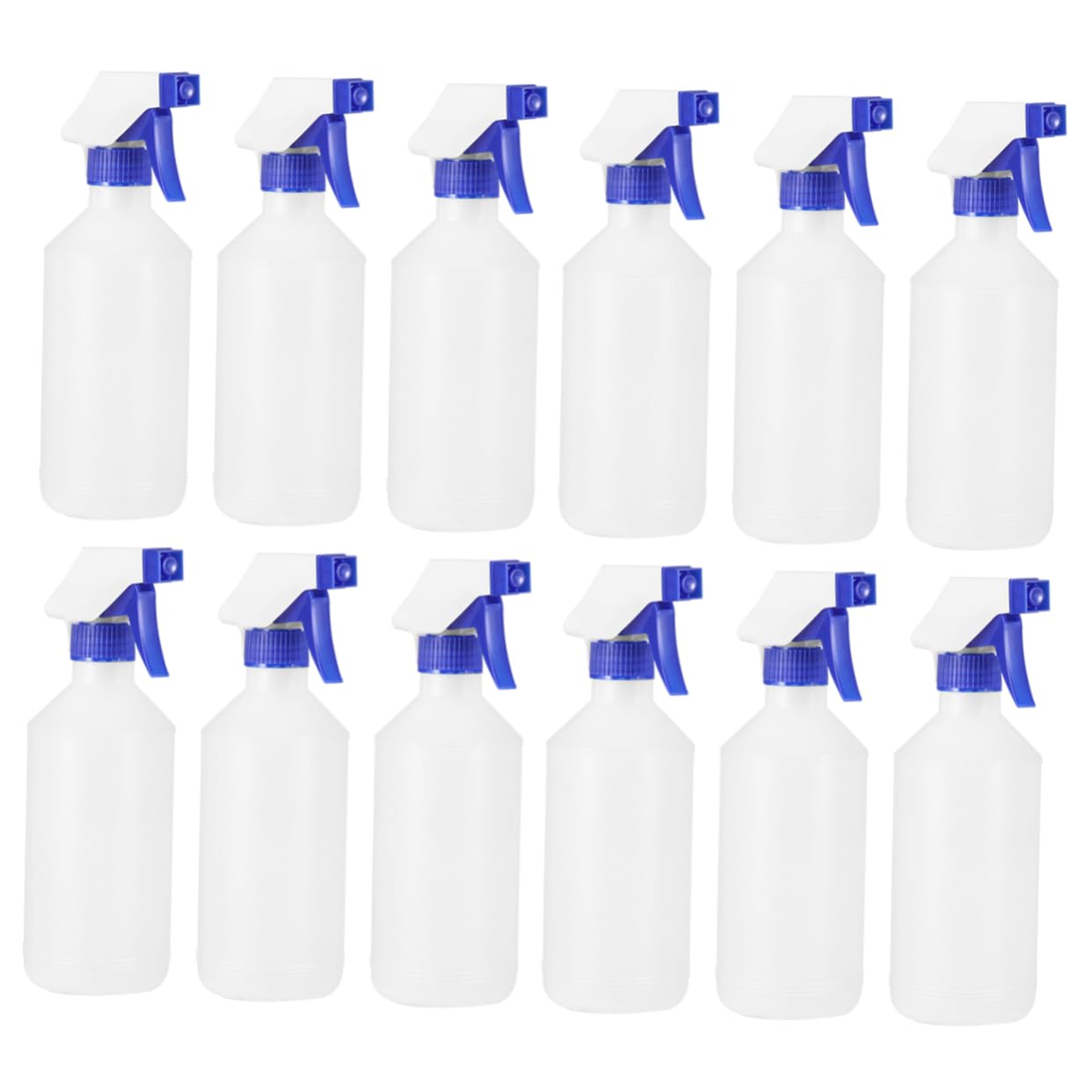 Sprühflasche 500ml Kunststoff 12 Stück Packung mit Feinnebel für Haare