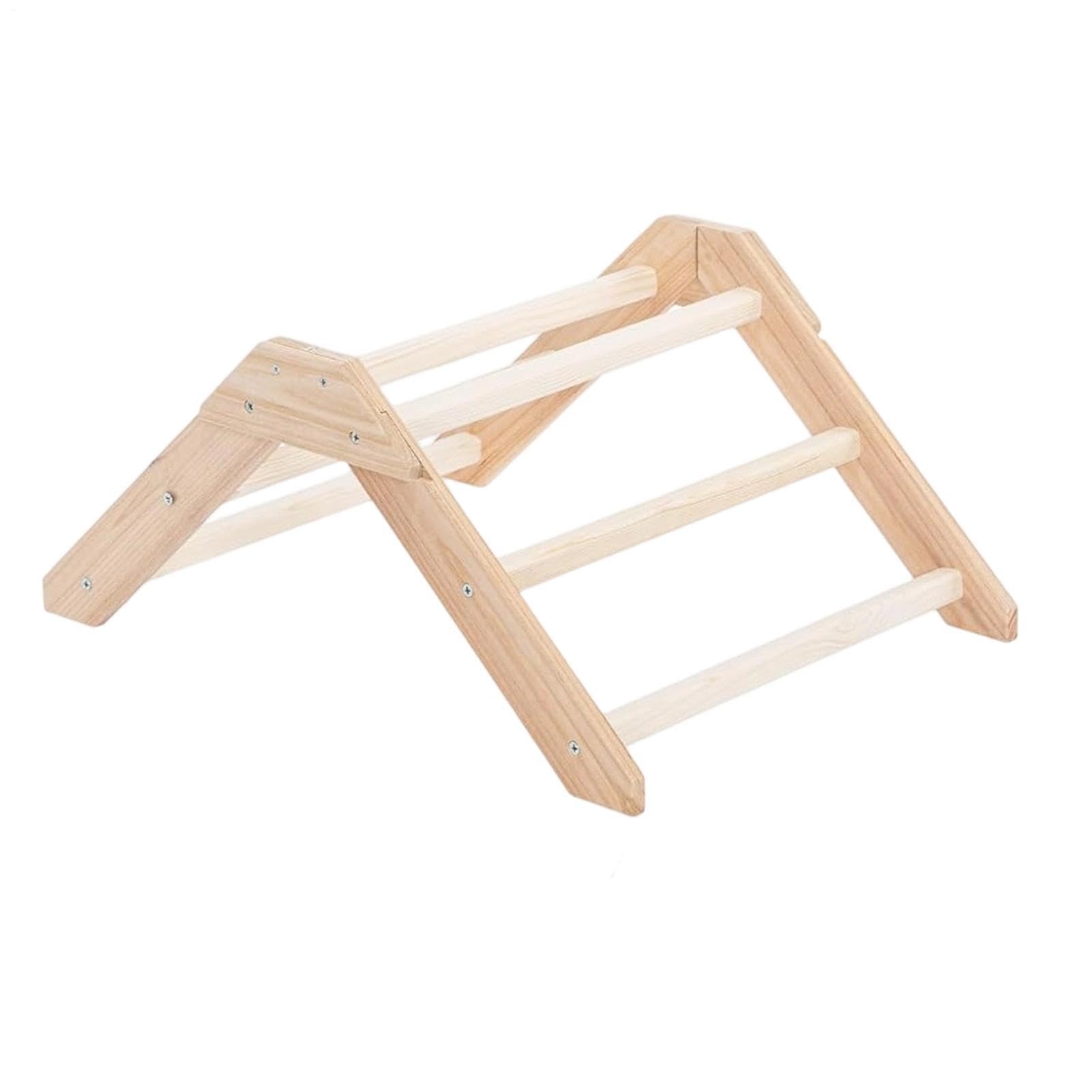 Percha para gallinero antideslizante de madera para ejercicio seguro de aves