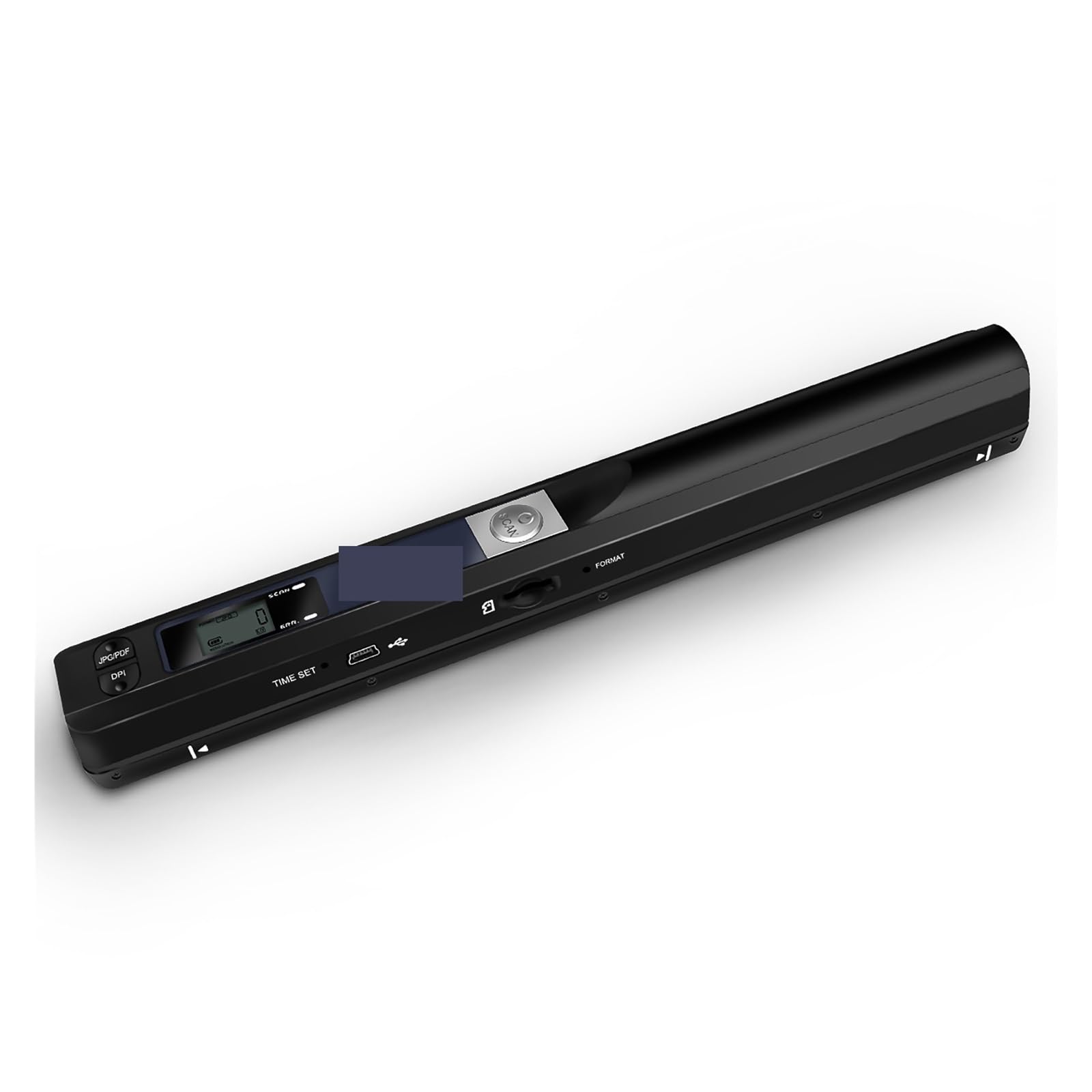Document Scanner, Portable Creative Handheld e Portable Document Image A4 Hand Scanner, 900DPI USB2.0 Scaner Support JPG/PDF Format(Nero)