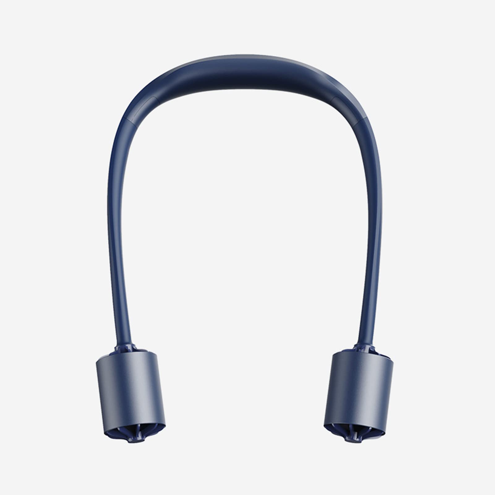 UDPOIUYT Wearable Cooling Fan, Leafless Hanging Neck Fan 1800mAh USB(Blue Blu)