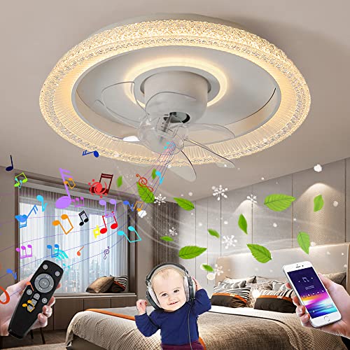 PLAFONIERA VENTILATORLAMPE VENTILATORE da Soffitto LED RGB Telecomando EUR 145,81 - PicClick FR
