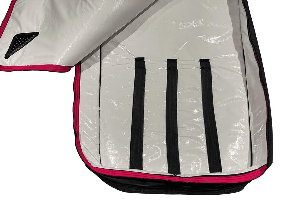 PATLOVE Housse de Protection pour Planche de Windsurf, Blackline 8mm, Noir