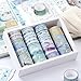 YUBX Marine Life Washi Tape Set 24 Rolls Gold Silver Foil Masking Underwater World Graphic Decorative Tapes for Arts, DIY Crafts, Journals, Planners, Scrapbook, Wrapping