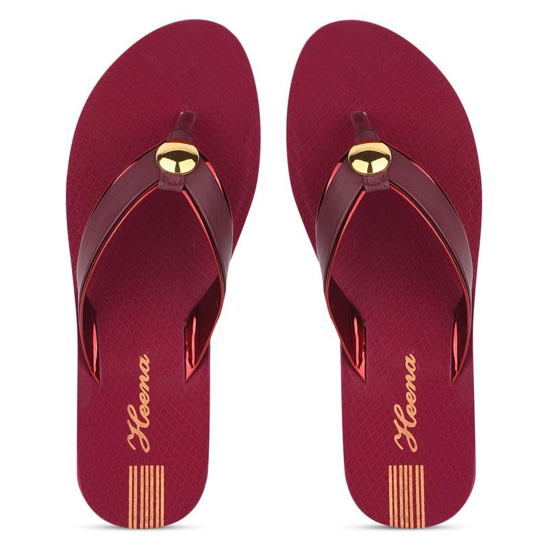 Women's Slippers | Stylish & Comfortable Flip-Flop Slippers for Women | PU Sole Material | Durable & Lightweight Woman Chappal for Daily Use (1455)-picture-39