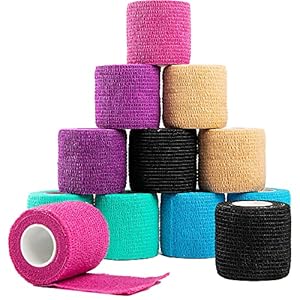 Zusan Vet Wrap | Pack of 12, 5cm × 4.5m...