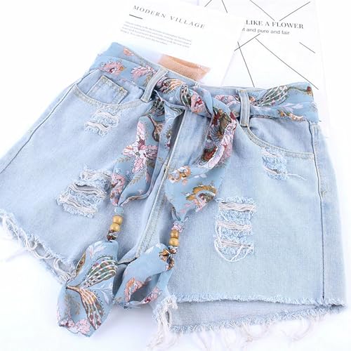 NIDMIDO Floral Lightweight Chiffon Dress Sash Belt for Women Dresses Tie Bow Waist Belts Prom Belt Wraps2