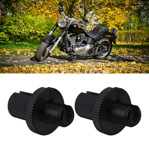 Be In Your Mind 2 x Bremskupplungskabel, Leitungseinstellschraube, M10 x 1,25, Drosselklappen-Einstellschraube für Motorrad, Fahrrad, Roller, ATV, Schwarz