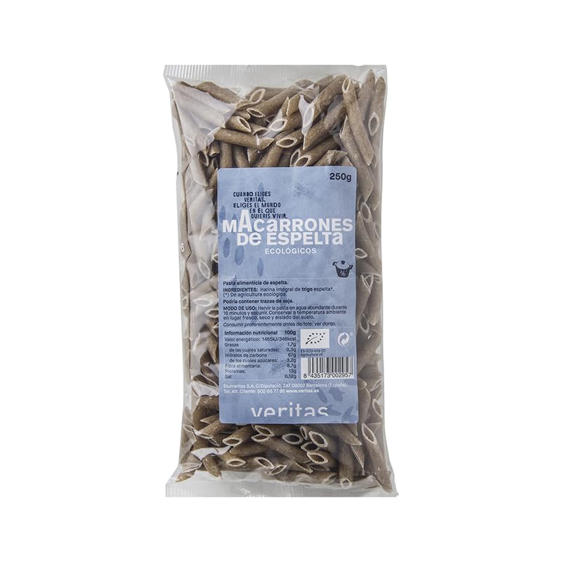 Veritas macarrones espelta ecológicos 250g