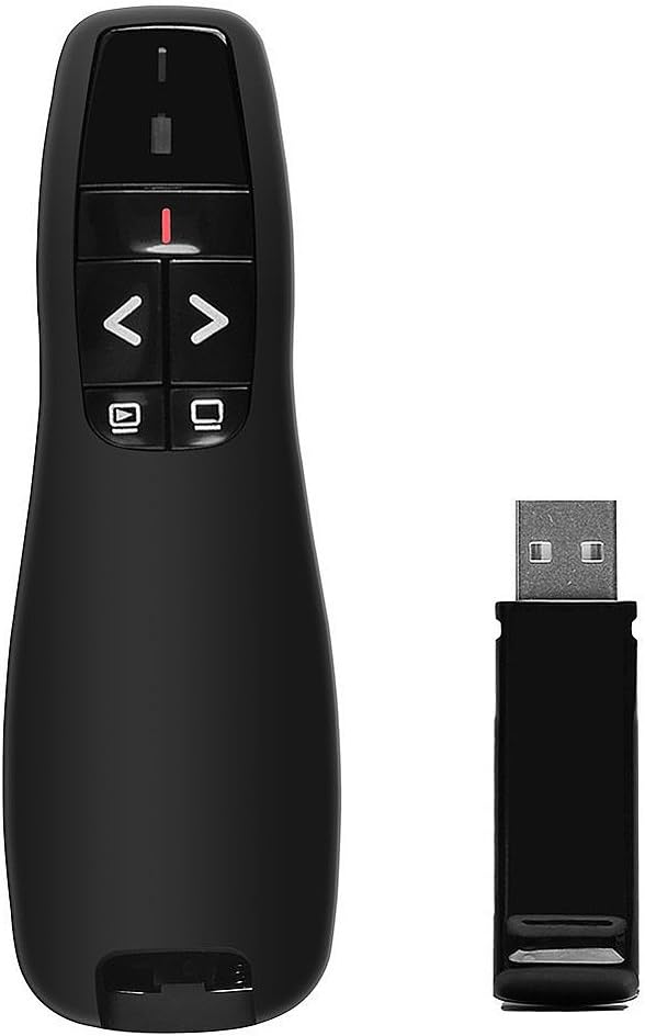 Wireless USB Presenter Presentation Clicker Flip Pen PowerPoint Remote Control Laser Pointer for PPT / Keynote / Prezi / OpenOffice / Windows / Mac OS / Android / Linux