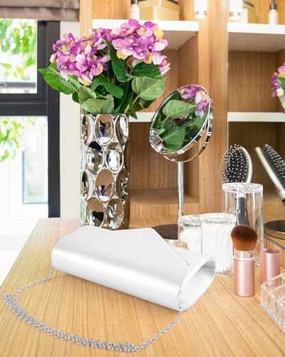 Image of TINDTOP Clutch Purses for Women, PU Leather Formal Evening Bags Shoulder Party Handbags Wedding Cocktail Prom Clutches
