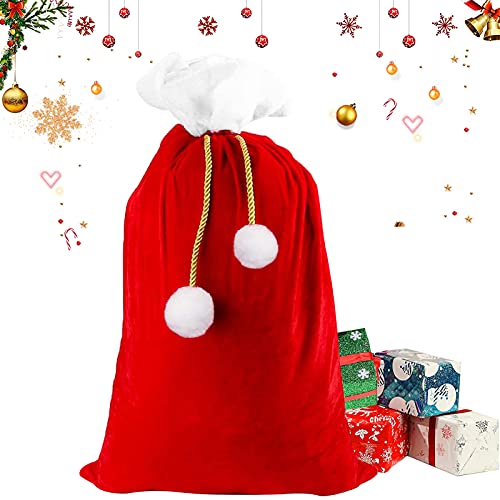 XXL Weihnachtssack 70x110 Cm - Rot-weißer Nikolaussack Für Geschenke