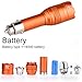 MCCC 250 Lumens Small LED Rechargeable Car Emergency Flashlight for 12 Volt Car Cigarette Lighter Vechicle Charge, Portable Mini Torch Light with Car Charger and Outdoor Survival Tool for Camping