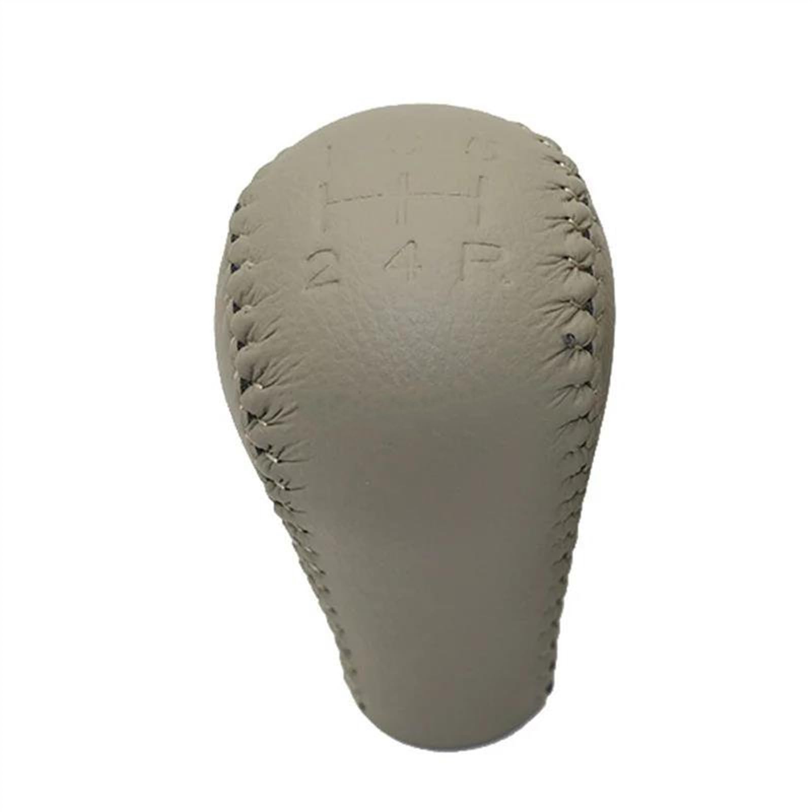CAVINBDZ for Nissan for Patrol GU Y61 5 Speed Lether Car Gear Shift Konb Gaiter Shifter Knob Transmission Gear Knob(5 Speed Beige)