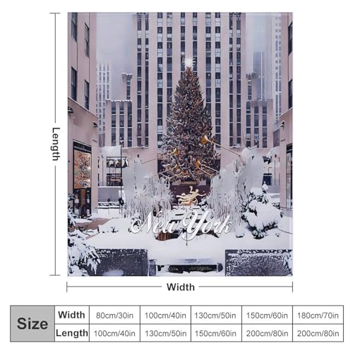 Couverture douce New York plaid pelucheux grand format 177,8 x 203,2 cm - 3
