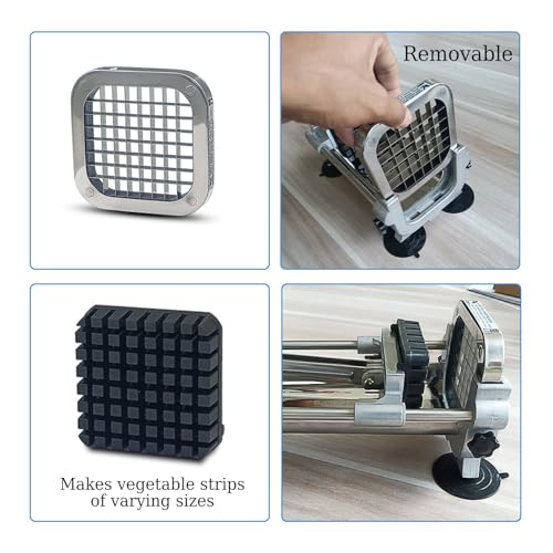 Affettatrice professionale per patatine fritte, resistente, per casa e ristorante, ideale per patatine fritte e verdure croccanti