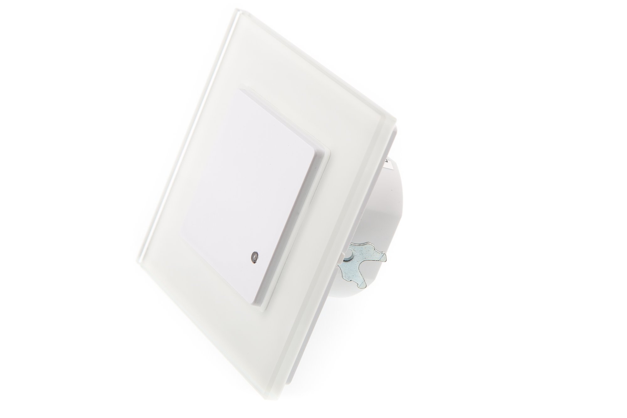 HUBER Motion 7 HF Detector de Movimiento por Radar para Interiores 180° - Detector de Movimiento Empotrado LED Adecuado, Sensor de Movimiento, Incl. Marco de Cristal, tecnología de 3 Hilos