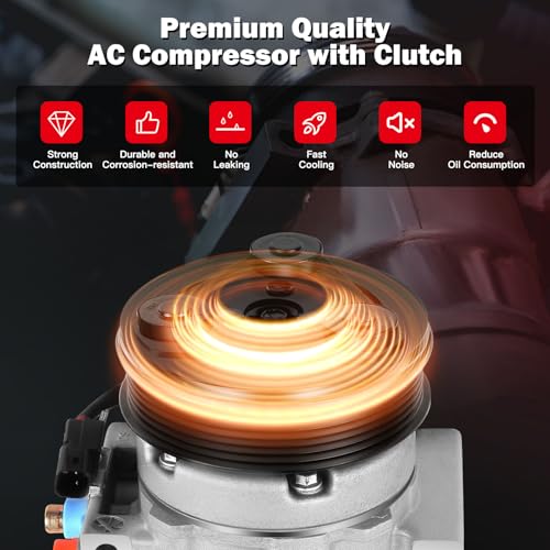 Image of cciyu Air Conditioning Compressor for Ford Expedition 5.4L