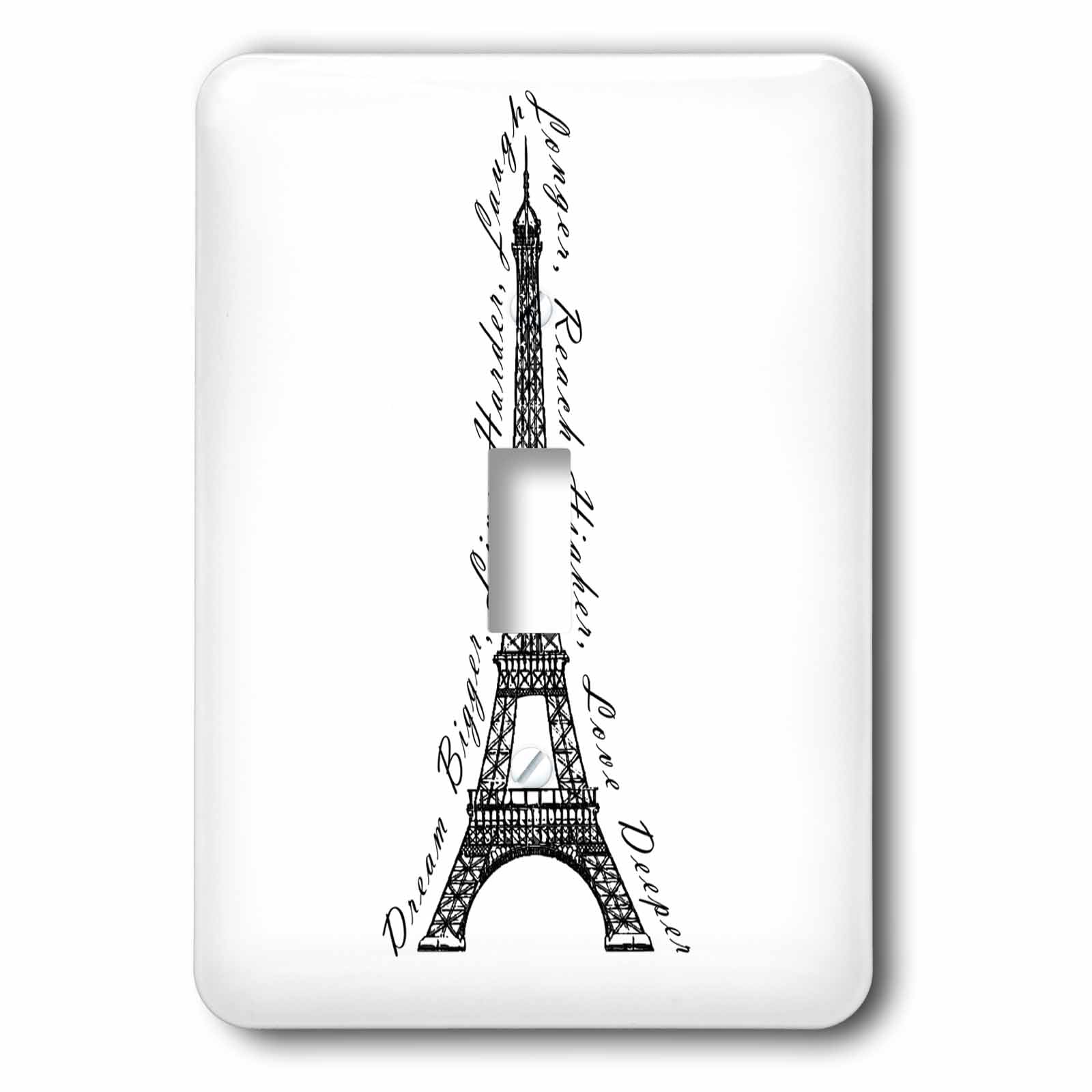 Paris Dream Bigger interrupteur pour cacher les défauts muraux déco