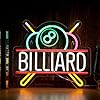 Billiards Neon Sign for Wall Decor Pool Room LED Light for Pub Bar ...