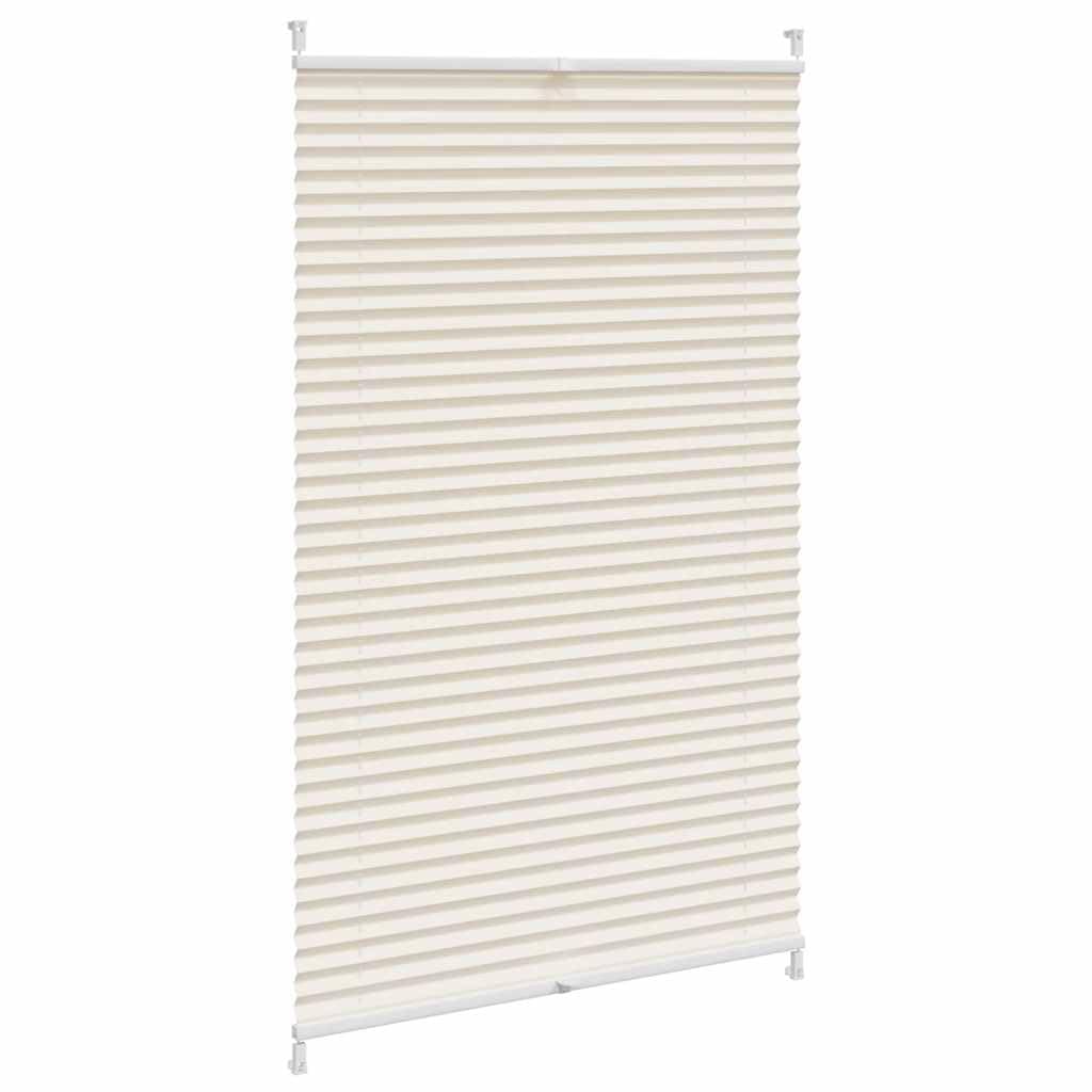 Store plissé 90 x 150 cm - Crème - Sans perçage - Klemmfix - Protection solaire pour fenêtre et fenêtre de toit - Design moderne et montage facile - Pour salon, chambre à coucher, bureau