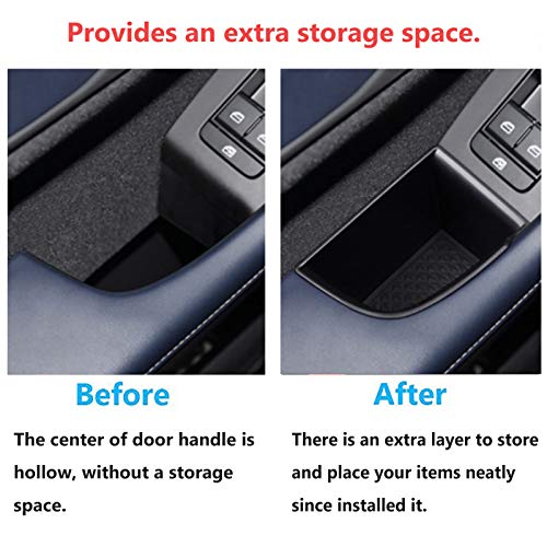 Ttcr-Ii For Mazda Mazda3 Door Handle Organizer Tray 2019-2023 And For Mazda Cx-30 Door Storage Pocket Insert 2020-2023 At Driver And Front Passenger Side (2 Pcs) #TOP1