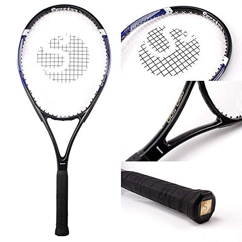 Image of Senston 27 inch Tennis Racket for Adults & Beginners Black