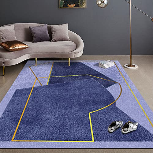 Tapis de chambre moderne 60x110 cm idéal pour une descente de lit douillette et chaleureuse