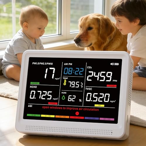 16-in-1 Indoor Air Quality Monitor with Alerts