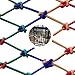 Produktbild BOC Child Safety Net, Balkon Dekor Net Schutz Zaun Klettern Woven Rope Truck Cargo-Trailer Netting Netz-Ineinander greifen Schienen Banister Treppen Nets, für Kinderspielplatz Indoor Dekoration Ausse