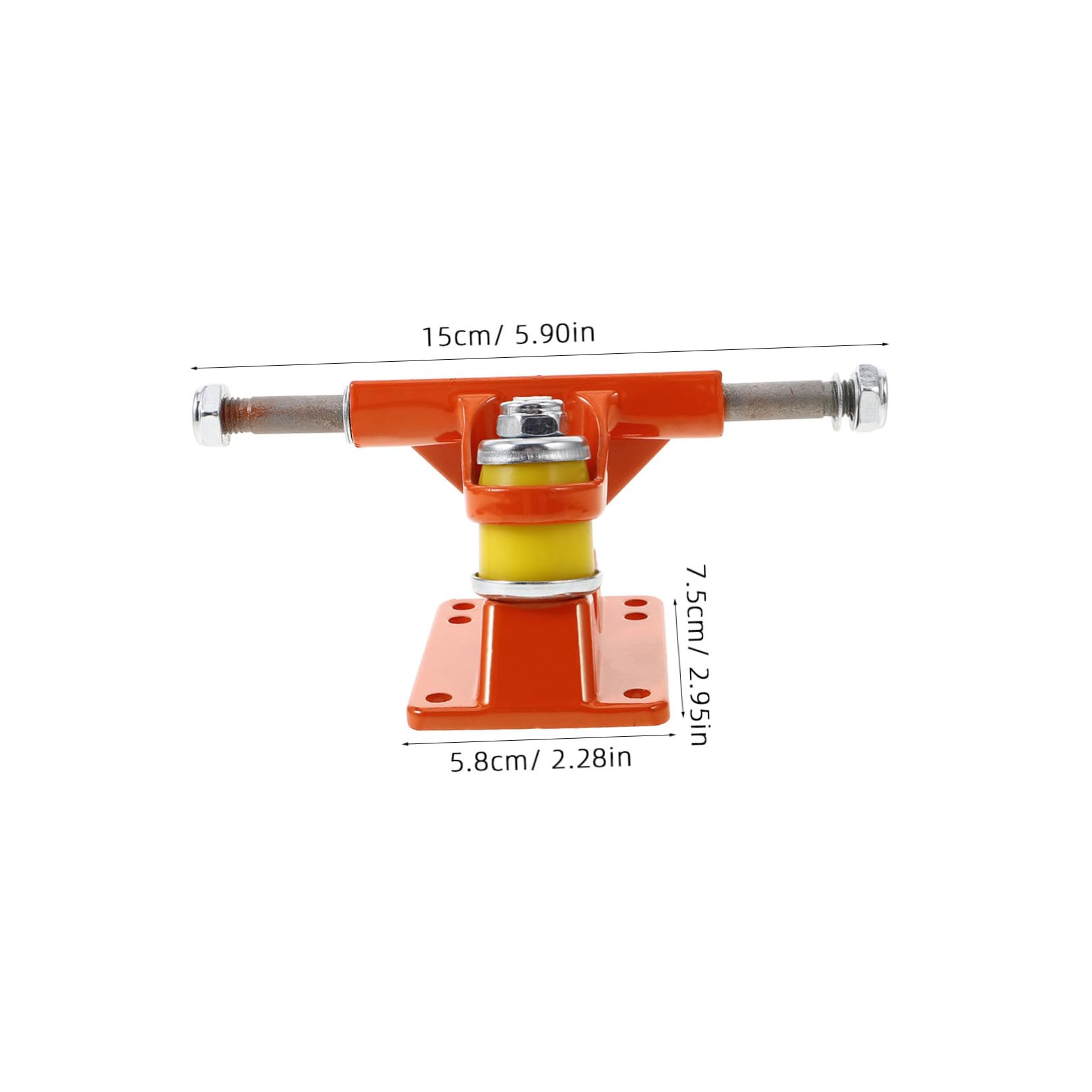 Happyyami Skateboard Trucks Duo for Boys and Girls 2 Pack Orange 3.25 Inches Skateboard Trucks Set
