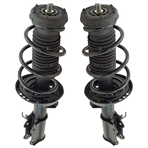 Image of TRQ Front Strut and Spring Assembly Set 2 Piece | For 2012-2017 Buick Verano 12-15 Chevrolet Cruze 16 Cruze Limited